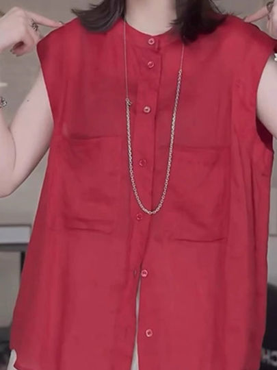 Camisa de un solo pecho de moda y elegante, chaleco fino, cómodo y transpirable, tops de viaje versátiles para mujeres