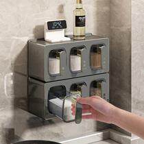 Seasoning Box Condiment Storage Container Rack Spice Jar