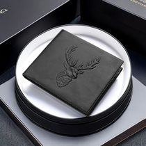 New Mens Short Wallet 3D Embossed Pattern Wallet ID Credit