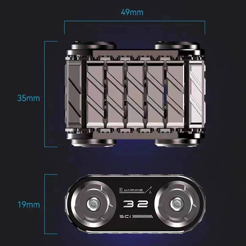 Игрушка cool tank fidget roller  autism adhd metal edc  fidget toys OTHER