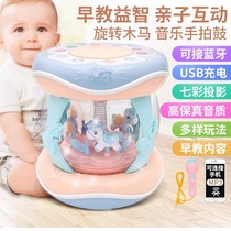 Danish children early education educational fun music hand drum toy baby baby hand drum rechargeable toy