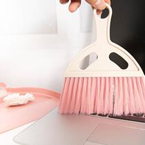 New home desktop mini broom keyboard cleaning brush small broom set with dustpan computer debris brush