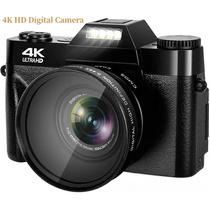 4K HD Digital Camera Vlogging Camcorder for Youtube WIFI Web