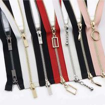 No. 3 metal zipper fine teeth copper teeth corn teeth double open two-way summer thin short cardigan clothes long skirt zipper