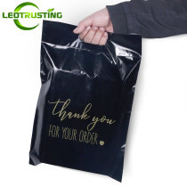 General Use Thanks Poly Mailer Adhesive Envelopes Bag Black