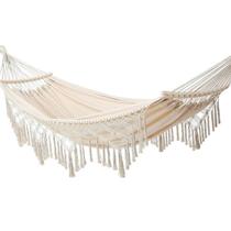 New hammock hanging on the tree outdoor swing adult camping indoor leisure exotic style tassel curved stick style Internet celebrity