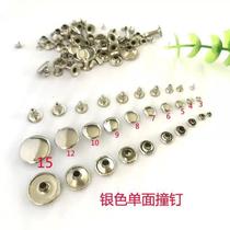 New 3-15 single-sided bumping rivets flat rivets with holes keychain accessories fastening rivets round head bumping