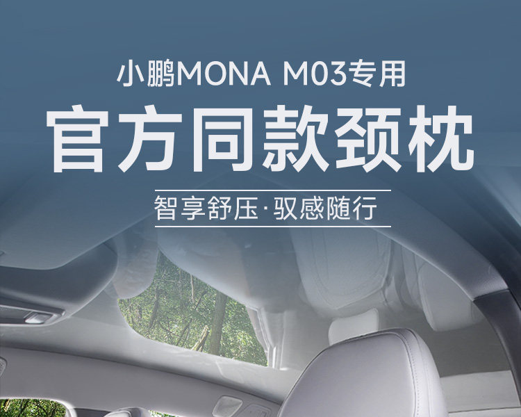 Suitable for Xpeng M03 Neck Pillow, Memory Foam Lumbar Pillow, Same Model as in the Mall, Xpeng M03 Dedicated Headrest and Lumbar Pillow for All Seasons