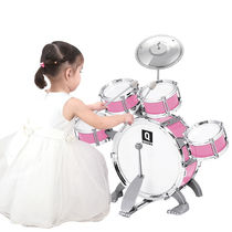 Playboy Baby (QIAOWABAOBEI) Rack Daughter Drum Children Beginner Puzzle Toy Musical Instrument Jazz Drum Male