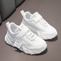 Anta suitable childrens white shoes for women 2024 spring and autumn new girls sports shoes mesh shoes dad shoes running shoes summer