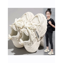 Anta suitable for girls shoes dad shoes summer 2024 new childrens mesh breathable sports middle-aged and small childrens shoes