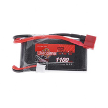 wild scorpion 1100mah 25c max 35c 2s t plug lipo battery 7