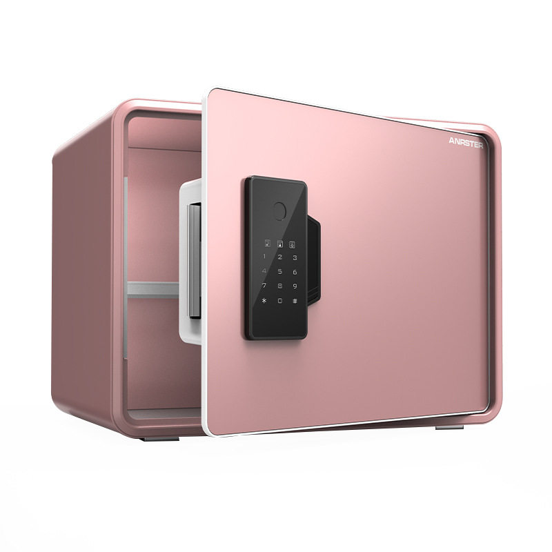 Ounais New Smart Safe Is a Small, All-Steel, Automatic Door-Opening Safe for Home Use with Remote Unlocking Via Mobile Phone and Multiple Functions