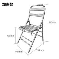 Round household eating convenient fixed-leg dining table simple dining table casual square table stainless steel outdoor small apartment table