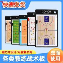 Tang Passenger Portable Basketball Warfare Practice Board Teaching Board Notebook Specialties Explaining Football Pawn Board Magnet Board Tactical Magnetic