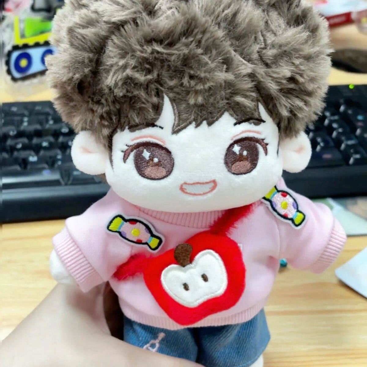 TF家族4代陈浚铭20cm棉花娃娃同款超萌可爱毛绒玩偶周边礼物_棉花娃娃_