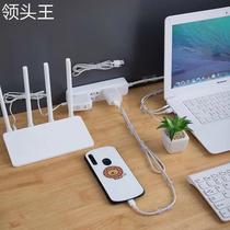 New stickable plug-in holder wall-mounted data cable card wire storage cable manager plug-in holder