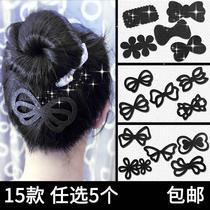 Black Personality Liu Hai Patch Adult Crushed Hair Stickup With Magic Sticker Hair Magic Stick Hair Stickup and Sticky Head Accessories