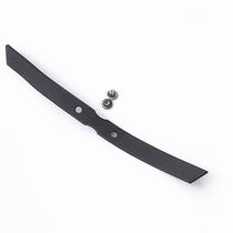 Plastic Strip Pendant Tail Rope Black Cortical Pull Sheet Clothing Bags Zipper Head Hand Grip Leather Sheet Pendant Sheet