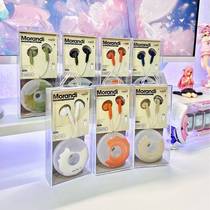 New donut in-ear wired headphones transparent box high-quality music headphones factory direct sales