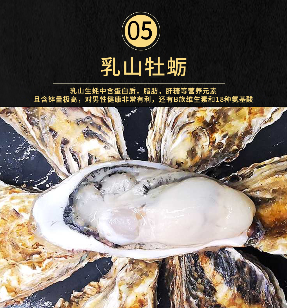 国家地标产品 乳山 鲜活牡蛎 5斤 图8