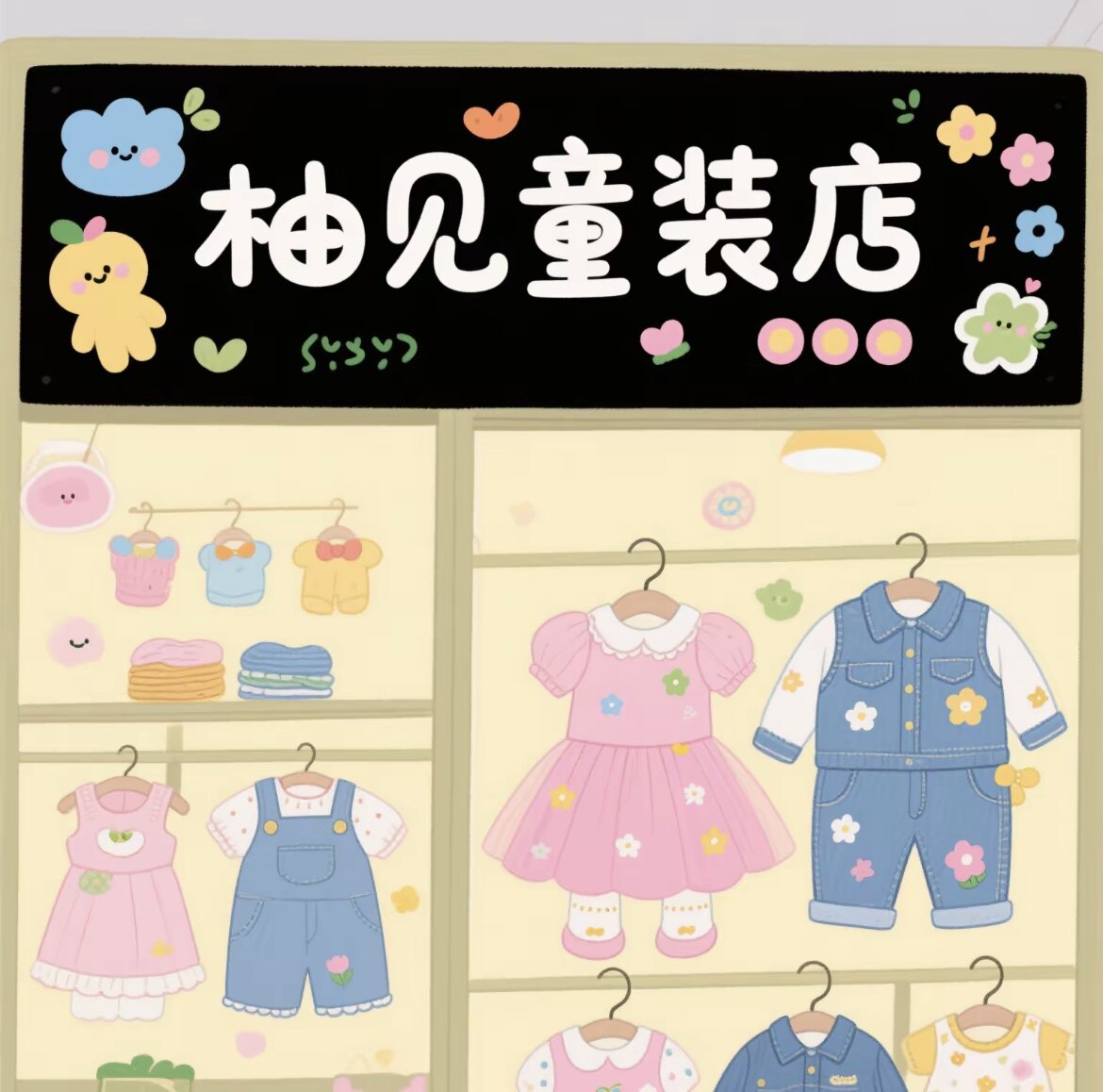 柚见童装外贸专店
