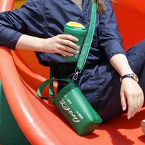 Insulated crossbody portable hand carry kettle bag stew beaker protective cover universal large portable water cup storage bag