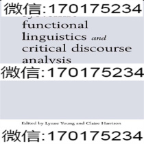 Systemic Functional Linguistics and Critical Discourse Analyze