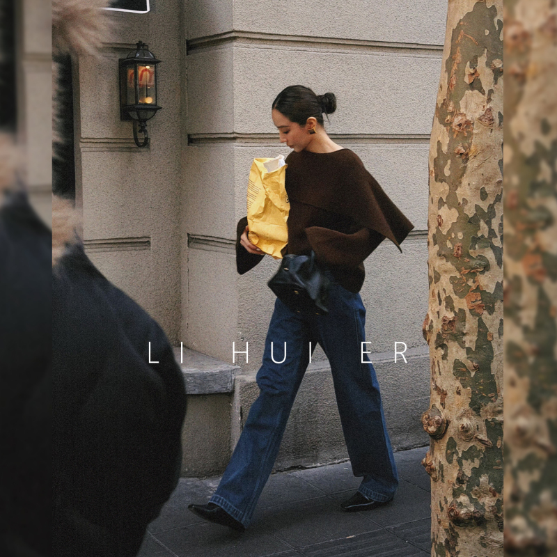 Lihuier Thousand and One Nights High-End Wool Knit Sweater for Women, Lightly Mature and Niche Design Sweater Lihuier Thousand and One Nights High-End Wool Knit Sweater for Women, Lightly Mature and Niche Design Sweater