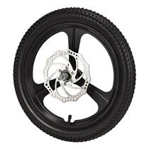 Childrens bicycle integrated wheel hub inner and outer tires 12 14 16 inch disc brake V brake holding brake rim accessories