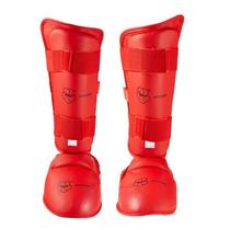 Thickened karate with instep leg guards taekwondo calf guards JiZhen fighting Sanda boxing protective gear and foot protection set