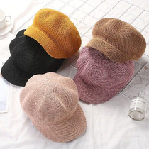 New Summer Straw Hat for Women Sun Breathable Cap Outdoor C