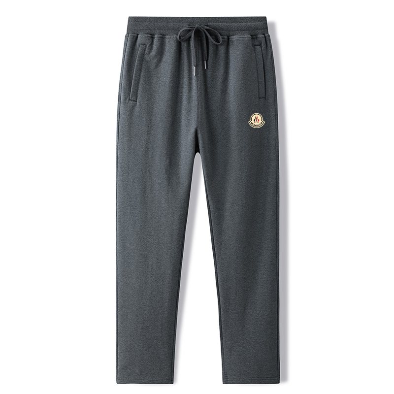 Mengkou Heavyweight Light Luxury 2026 Spring and Autumn Pure Cotton Sweatpants for Men, Loose Sports Casual Pants, Summer Straight-Leg Trousers