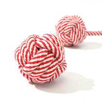 Bite-resistant knotted interactive pet toy teething stick for small medium and large dogs dog chewing gum golden retriever large dog tooth cleaning toy