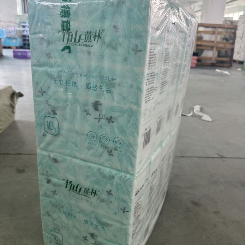 Zhushan Zucker Palm Forest Upgraded Premium Quality Tissue Paper, 10 Packs, Five-Layer Thickened, Suitable for Mothers and Babies, Water-Resistant Tissue Zhushan Zucker Palm Forest Upgraded Premium Quality Tissue Paper, 10 Packs, Five-Layer Thickened, Suitable for Mothers and Babies, Water-Resistant Tissue