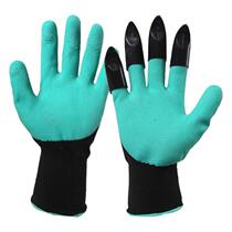 Loport protective gloves right hand strap with claws 1 double fit dip adhesive tape claw digging earth gloves plant to grow gloves flowers