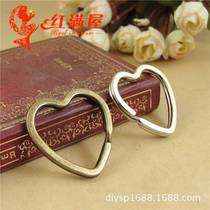 A1090 two colors optional 5 2g retro keychain-love mobile phone accessories accessories 60 pieces bag