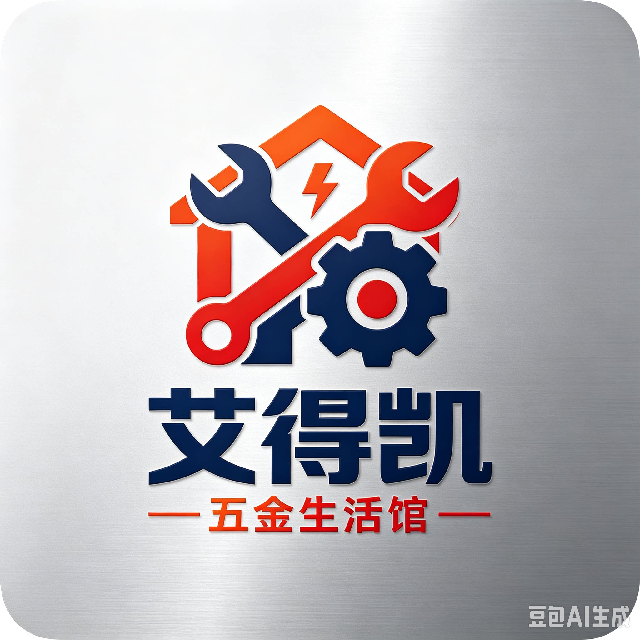 艾得凯五金生活馆的LOGO