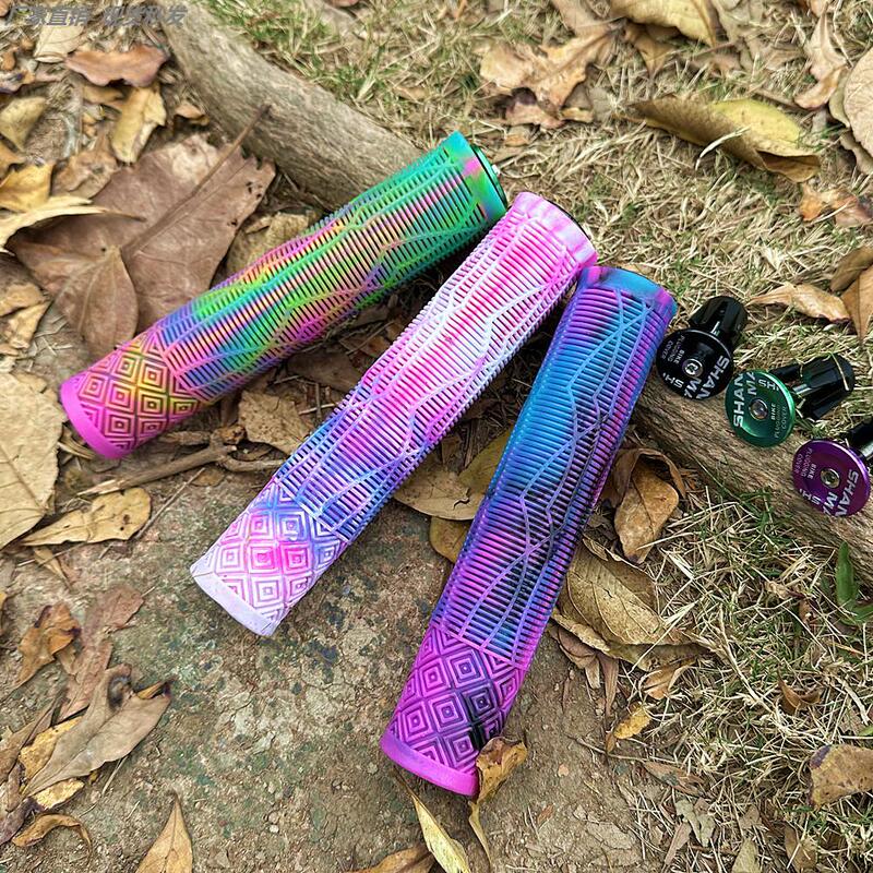 Modified Fixed Gear Bike Accessories, Mixed Color Non-Slip Soft Grips, Cycling Accessories, Scooter Fixed Gear Bike Mountain Bike Grips Modified Fixed Gear Bike Accessories, Mixed Color Non-Slip Soft Grips, Cycling Accessories, Scooter Fixed Gear Bike Mountain Bike Grips