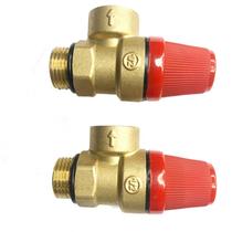 Vehicle water heater pressure relief valve G1 2 internal and external thread safety valve two-way wall-mounted boiler water heater pressure relief valve