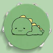 Tambourine teacher uses childrens kindergarten baby empty rattle professional percussion dance hand-cranked performance instrument tambourine