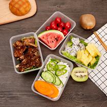 500ml 1000ml lunch box takeaway fast food lunch box rectangular disposable packaging box transparent plastic lunch box