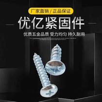 Cross large flat head self-tapping screws Large flat head self-tapping H-type cross recessed flat head self-tapping screws Type C F