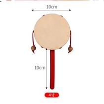 New rattle old-fashioned traditional Chinese style newborn infant male and female childrens wooden toy wooden rattle