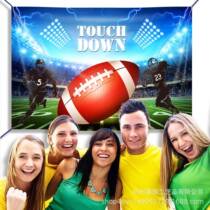BJ003 football football TOUCH DOWN party decoration banner b