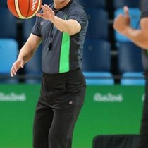 2024 New Asian Cup FIBA ​​Basketball Referee Uniform Set Tops and Pants with Whistle Customizable Printing