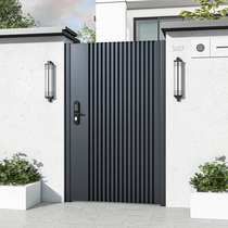 Outdoor courtyard door single door iron villa courtyard door country garden courtyard door self-built house courtyard door