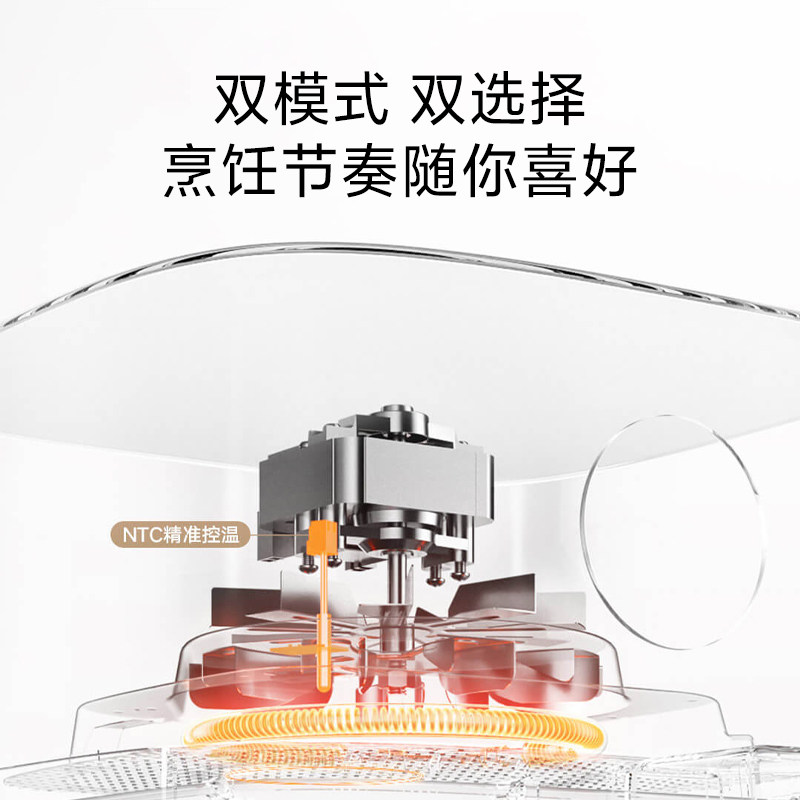 Mijia Air Fryer S1 6L Household Visual Non-Flip Multifunctional Large Capacity 6L Automatic Oven Electric Fryer