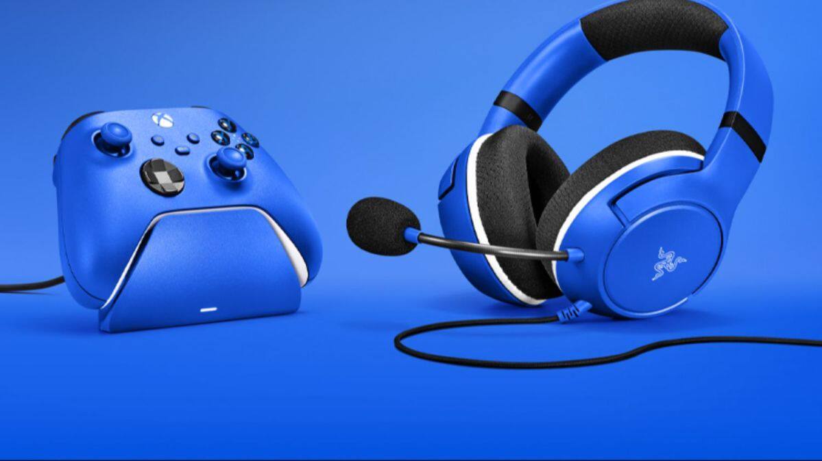 Беспроводной игровой гарнитура razer雷蛇噬魂鲨x适用于xbox主机ps5电脑游戏电竞头戴有线耳机麦