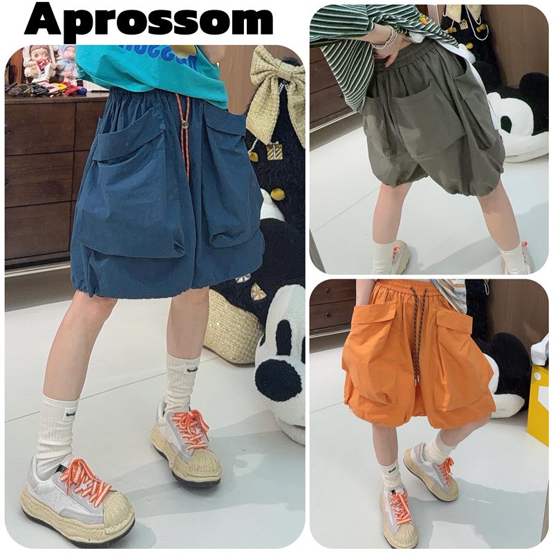Apr.【Dad's Workwear】New Workwear with Large Pockets, Three-Dimensional Tailoring, Full Elastic Waist Mid-Length Pants for Women 26F286